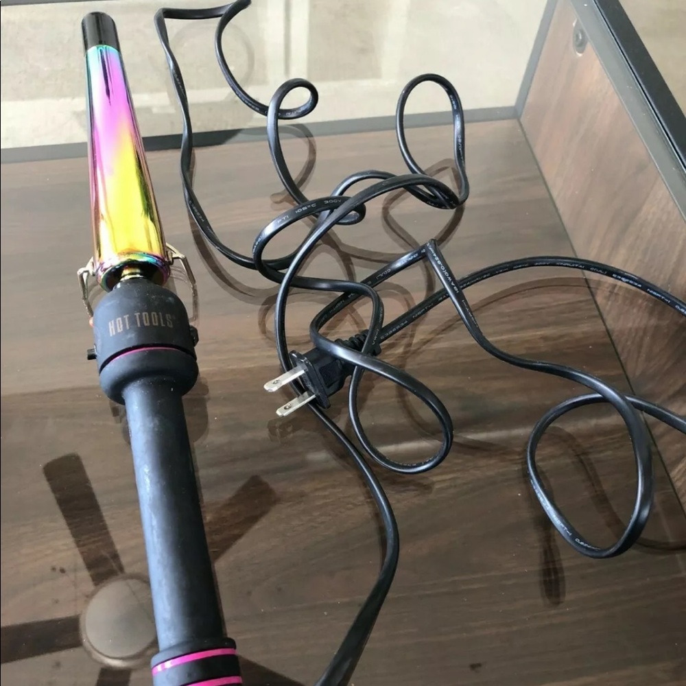 Hot Tools Rainbow Gold Tapered Curling Iron